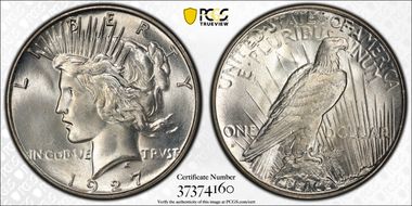 1927-S $1 MS65