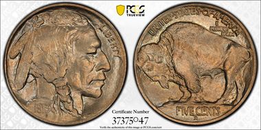 1913-D 5C Type 1 MS66