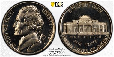 1939 5C Reverse of 1940 PR67