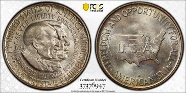 1954-D 50C Washington-Carver MS66