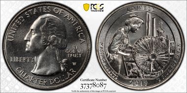 2019-W 25C Lowell NP Early Find MS65