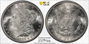 1882-S $1 MS67