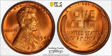 1948 1C MS67RD