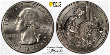 2019-W 25C Lowell NP First Week of Discovery MS64