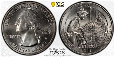 2019-W 25C Lowell NP First Week of Discovery MS65