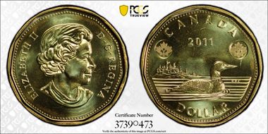 2011 $1 Tok TT-100.25 MS66