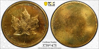 (1982) DT($5) 1/10oz ML Die Trial Rev Brass SP66