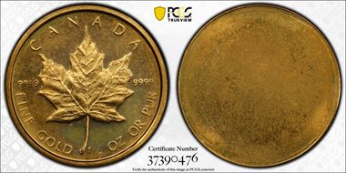 (1982) DT($10) 1/4 ML Die Trial Rev Brass SP66