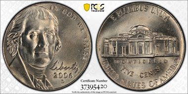 2006-D 5C Monticello MS65FS