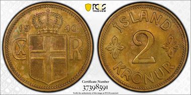 1940 2 Kr KM-4.2 SP64