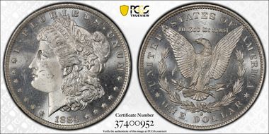 1884-O $1 MS65