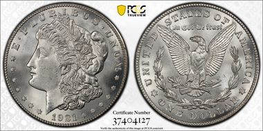 1921-S $1 MS65+
