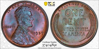 1939 1C MS65BN