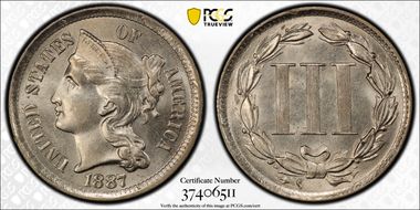 1887 3CN MS63