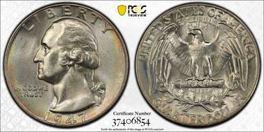 1947 25C MS67