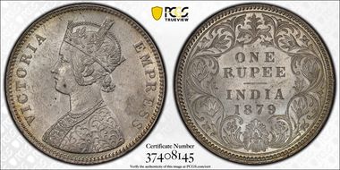 1879-C Rupee SW-6.45 MS62