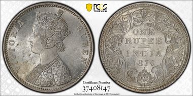 1876(B) Rupee SW-5.20 MS61