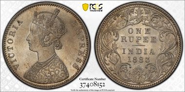 1883-B Rupee SW-6.71 MS61