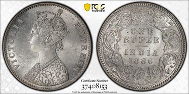 1886-C Rupee SW-6.90 MS62