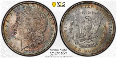 1890 $1 MS65