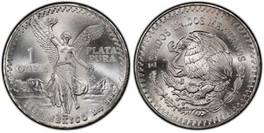 1982-Mo Onza Libertad Ag MS65