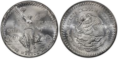 1982-Mo Onza Libertad Ag MS66