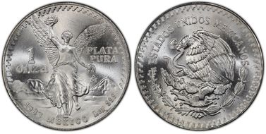 1983-Mo Onza Libertad Ag MS68