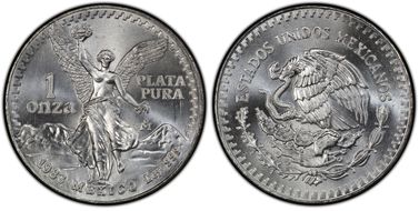1983-Mo Onza Libertad Ag MS68