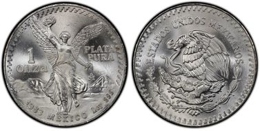 1983-Mo Onza Libertad Ag MS67