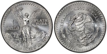 1983-Mo Onza Libertad Ag MS67