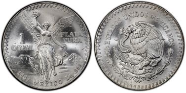 1987-Mo Onza Libertad Ag - DDO MS68