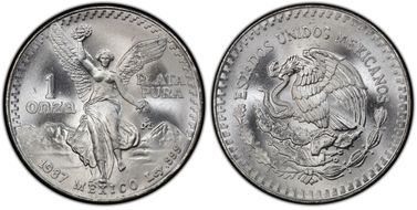 1987-Mo Onza Libertad Ag - DDO MS68