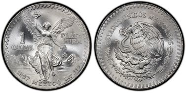 1987-Mo Onza Libertad Ag - DDO MS67