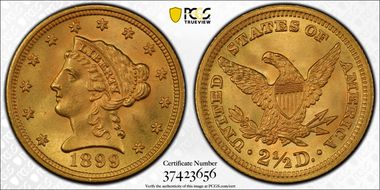 1899 $2.50 MS66