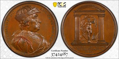 (1731) Medal Eimer-526 Bronzed AE King Edward IV SP63