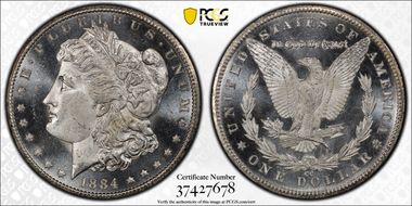 1884-CC $1 MS66PL
