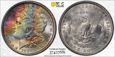 1886 $1 MS66+