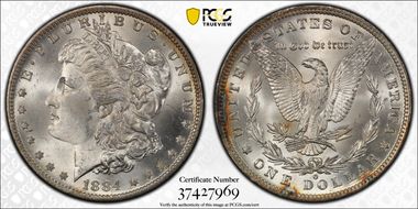 1884-O $1 MS65+