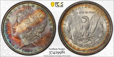 1885-O $1 MS66