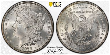 1878 7TF $1 R78, VAM 100 MS65