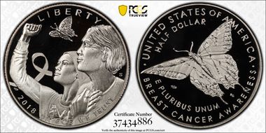 2018-S 50C Breast Cancer Awareness PR69DCAM