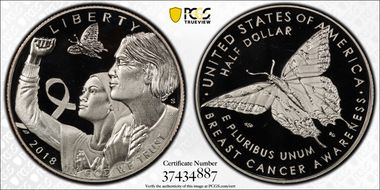 2018-S 50C Breast Cancer Awareness PR69DCAM