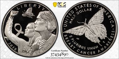2018-S 50C Breast Cancer Awareness PR69DCAM