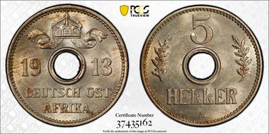 1913-A 5 Hel J-718 MS63