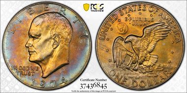 1974 $1 MS65