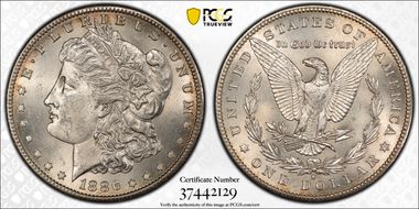 1886-S $1 VAM 2, S/S MS63