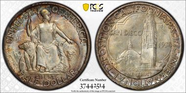 1936-D 50C San Diego MS67