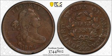 1804 1/2C Crosslet 4, Stems N1BN