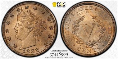 1888 5C DDO FS-101 MS65