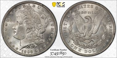 1896 $1 MS64